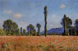 Claude Monet Poppy Field painting